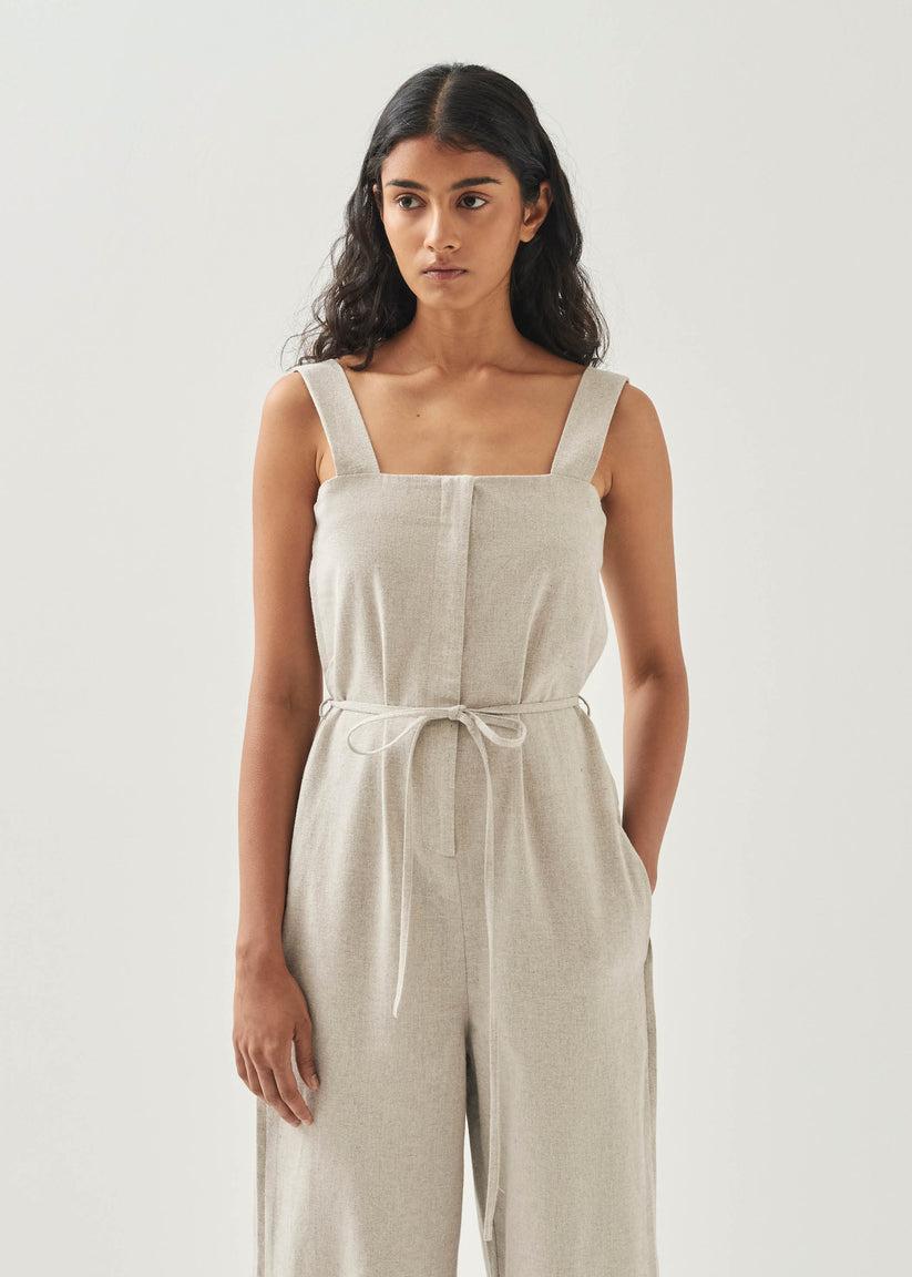Alohas Inguer Cream Jumpsuit Envío internacional gratuito