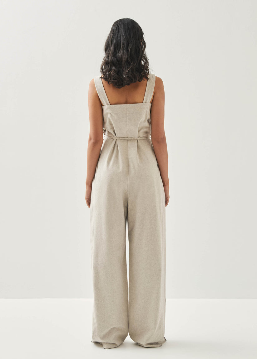 Alohas Inguer Cream Jumpsuit Envío internacional gratuito