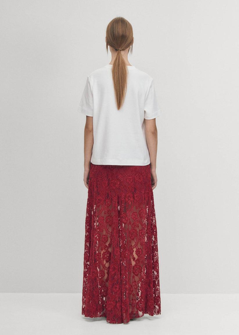 Alohas Falda Bundi de Encaje Color Vino En oferta
