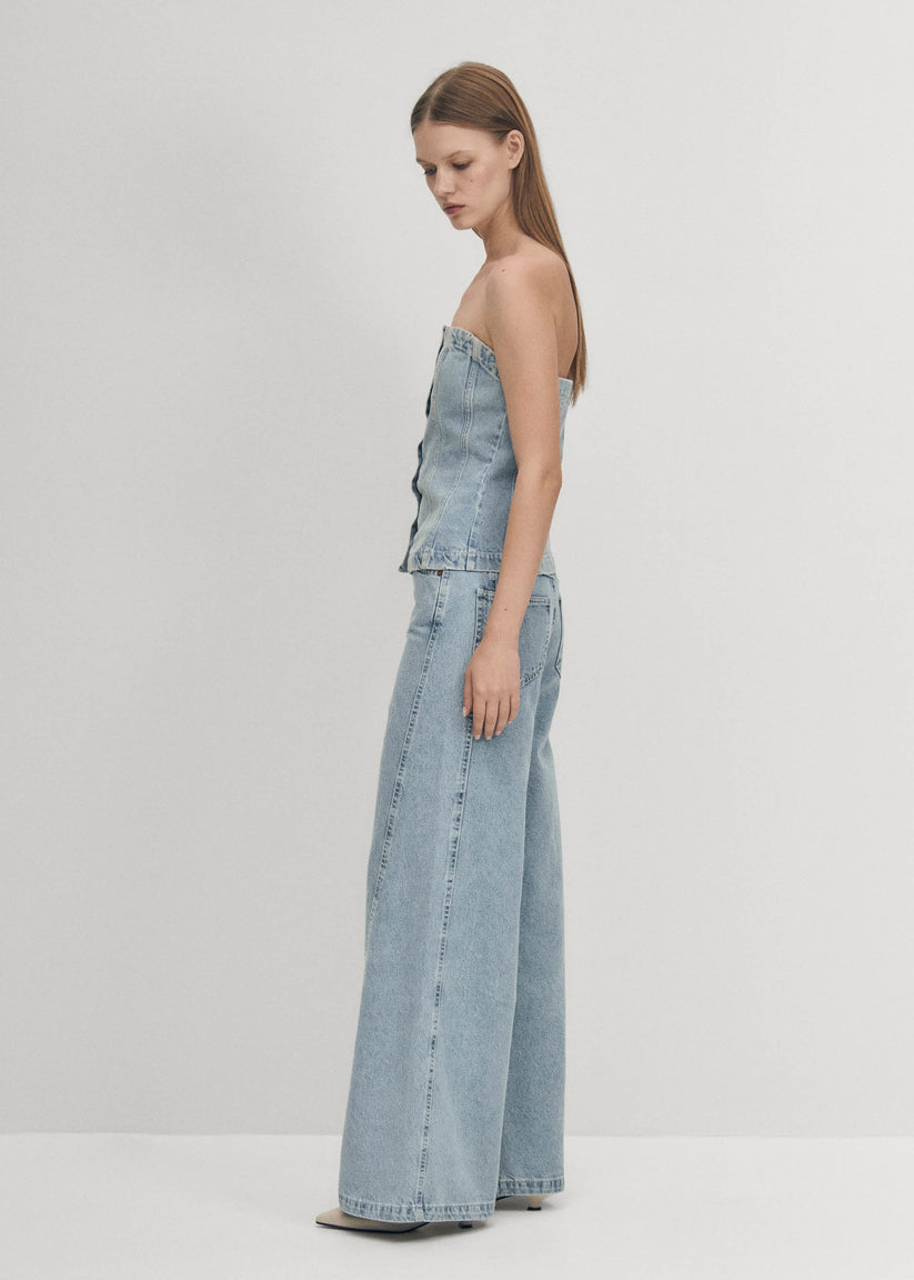 Alohas Troyes Top Vaquero Azul Descuento por venta flash