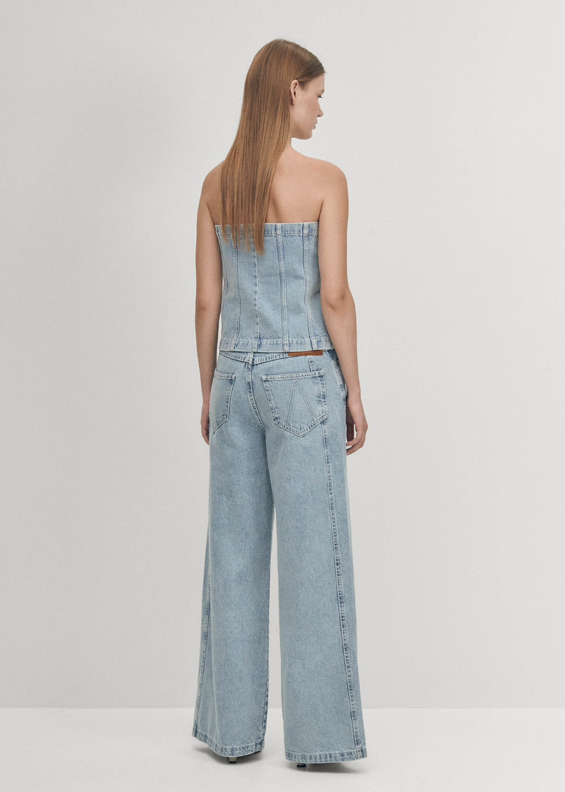 Alohas Troyes Top Vaquero Azul Descuento por venta flash