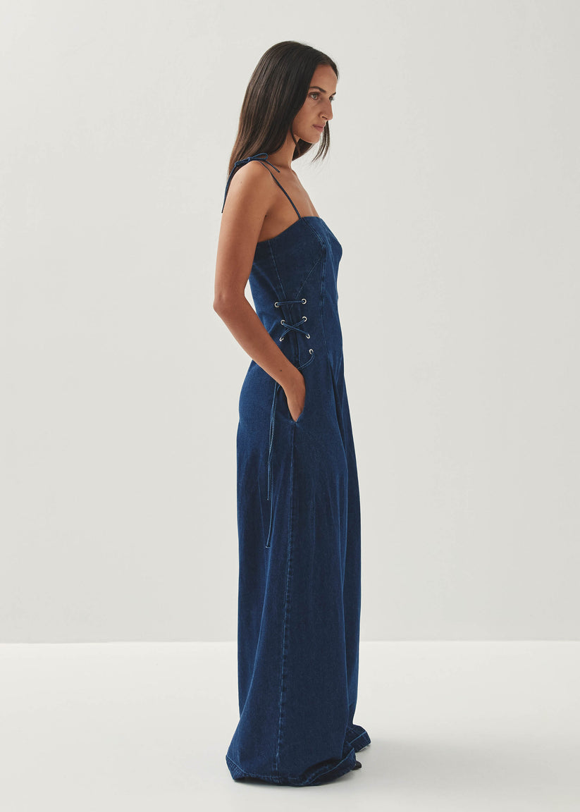 Alohas Tania Mono Vaquero Azul En oferta