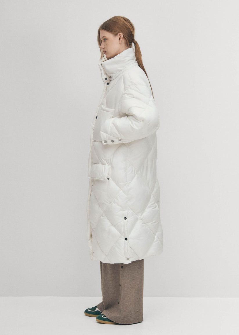 Alohas Colorado Abrigo Acolchado Blanco Rebajas de fábrica