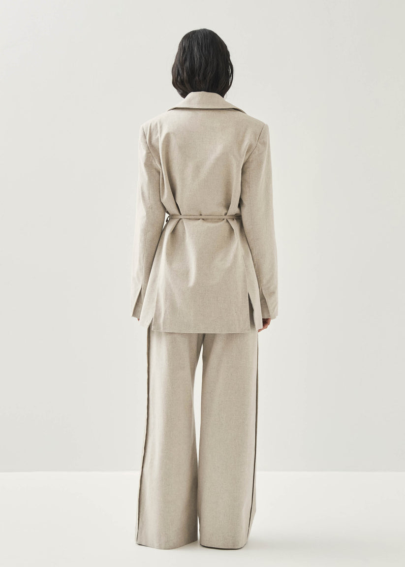 Alohas Very Blazer Color Crema Descuento