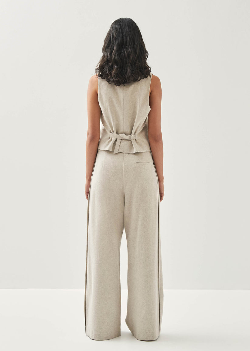 Alohas Meran Pantalones Color Crema Tienda