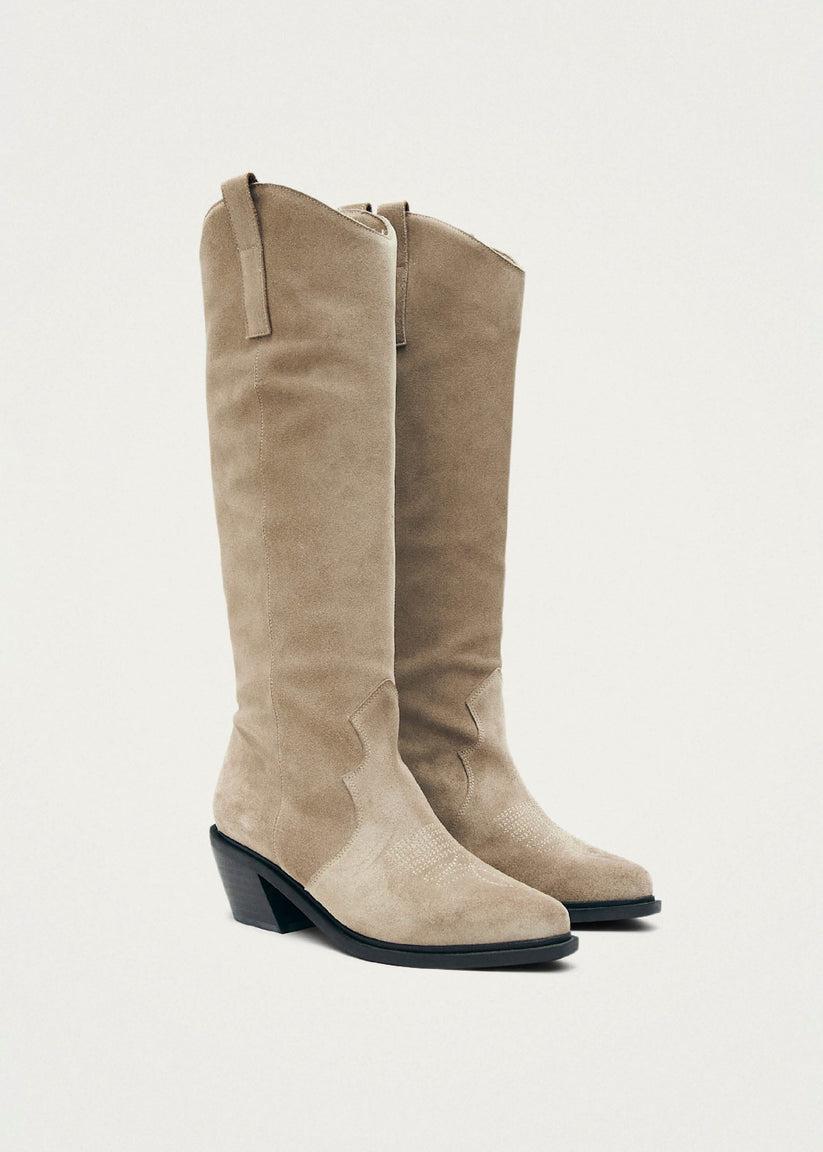 Alohas Mount Suede Botas de Ante Beige Superdescuento