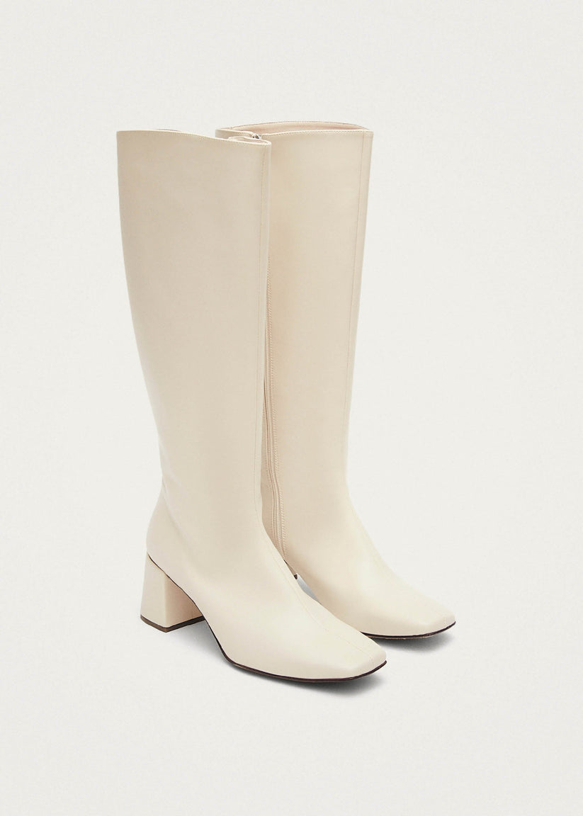 Alohas Chalk Botas Blancas de Piel Vegana Grandes descuentos