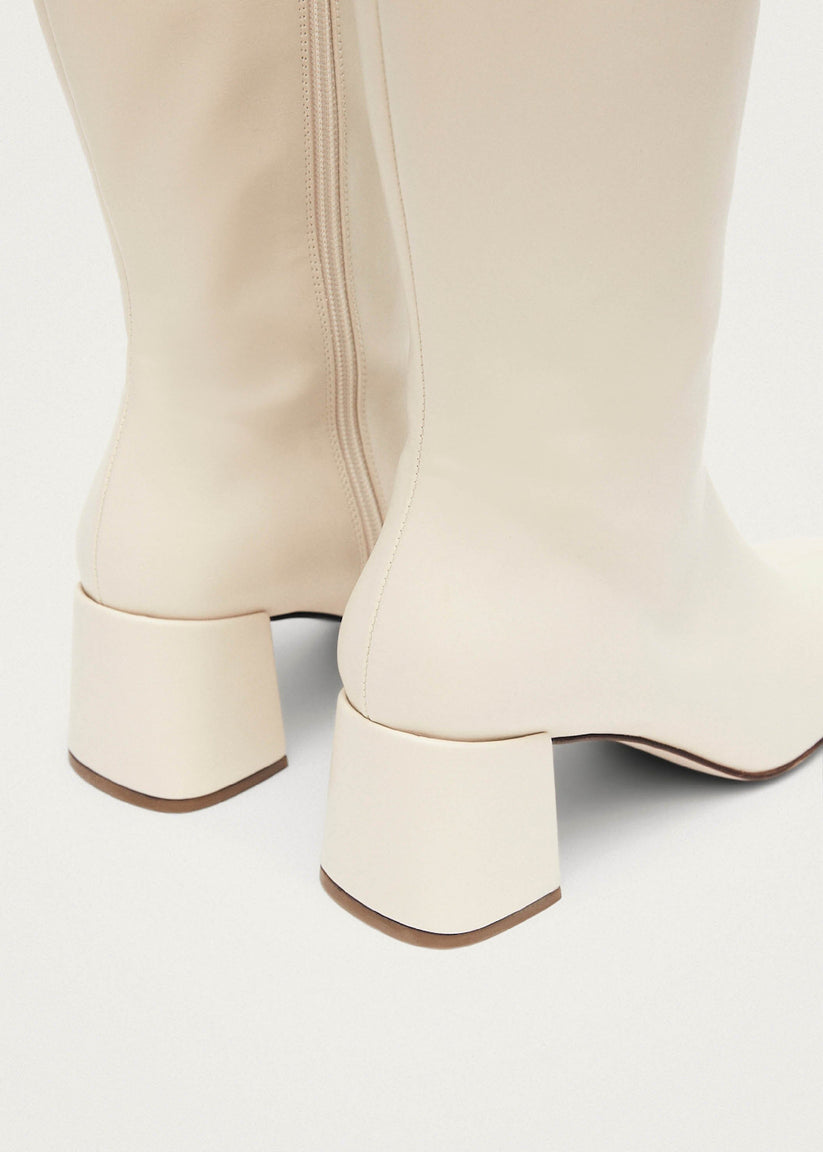Alohas Chalk Botas Blancas de Piel Vegana Grandes descuentos