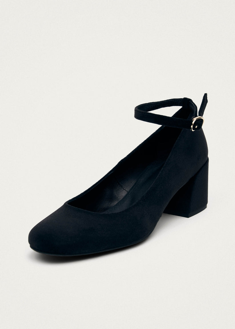 Alohas Antoine Velvet Black Pumps Última moda
