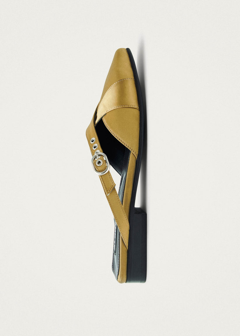 Alohas Adria Silky Mules Dorados Venta caliente