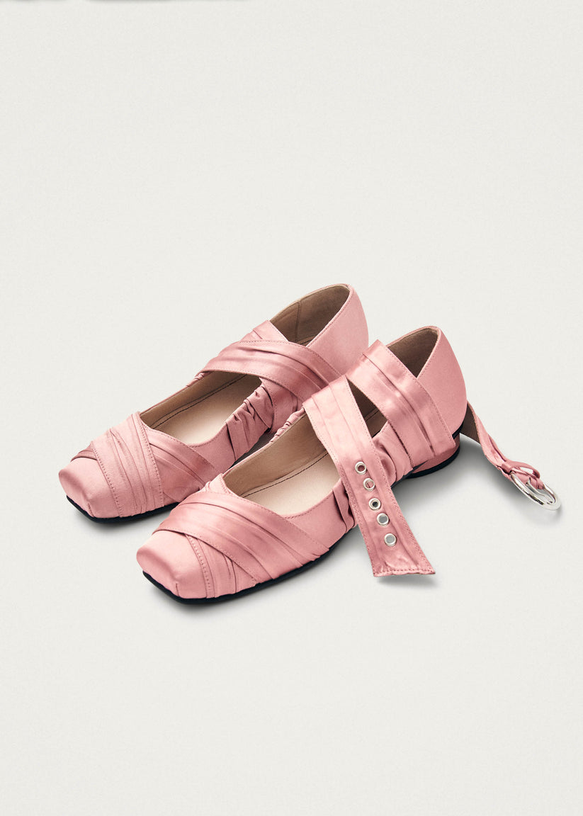 Alohas Volant Silky Bailarinas Color Rosa En oferta