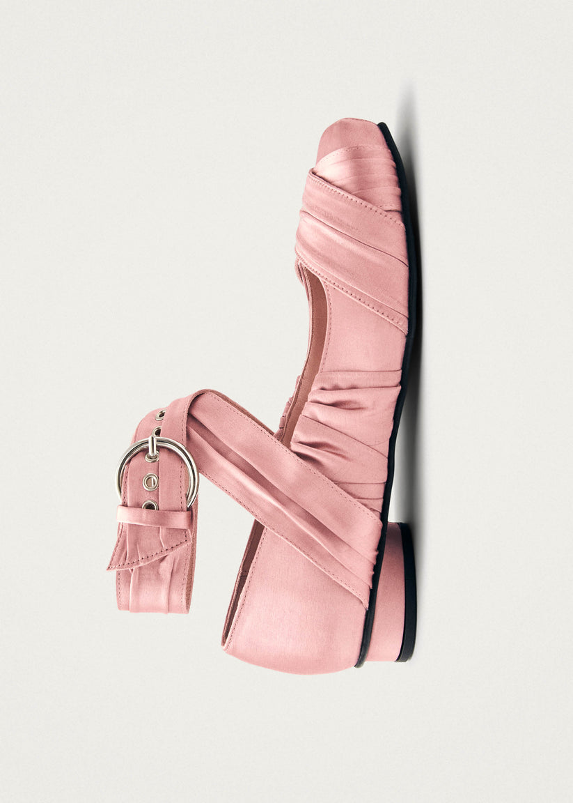 Alohas Volant Silky Bailarinas Color Rosa En oferta