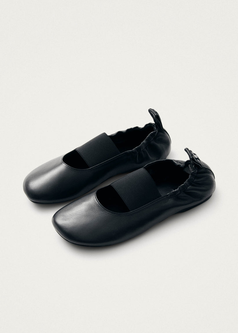 Alohas Sutton Bailarinas de Cuero Negro Los más vendidos