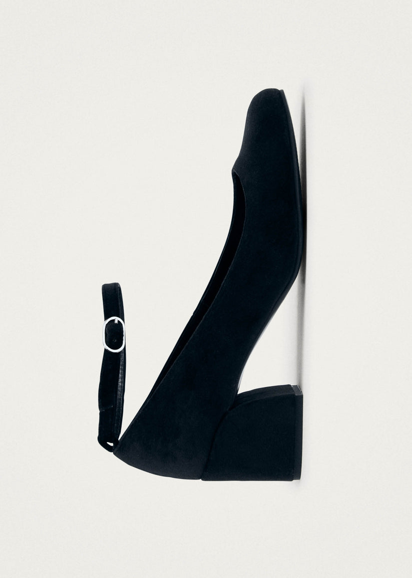 Alohas Antoine Velvet Black Pumps Últimos 2 días