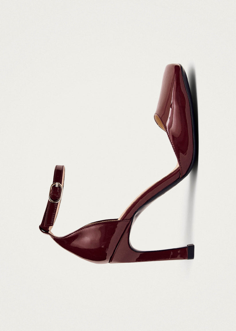 Alohas Liebe Onix Tacones de Cuero Burdeos Outlet online