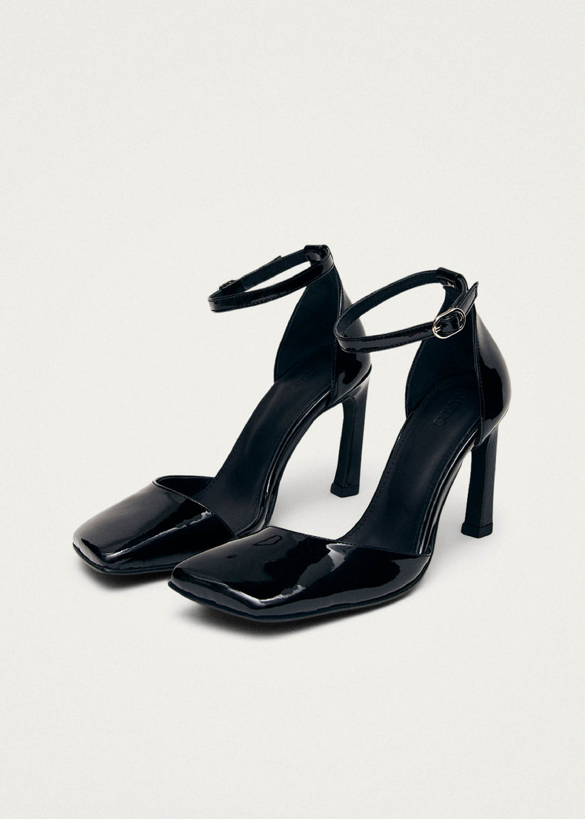 Alohas Liebe Onix Tacones de Cuero Negro Rebajas