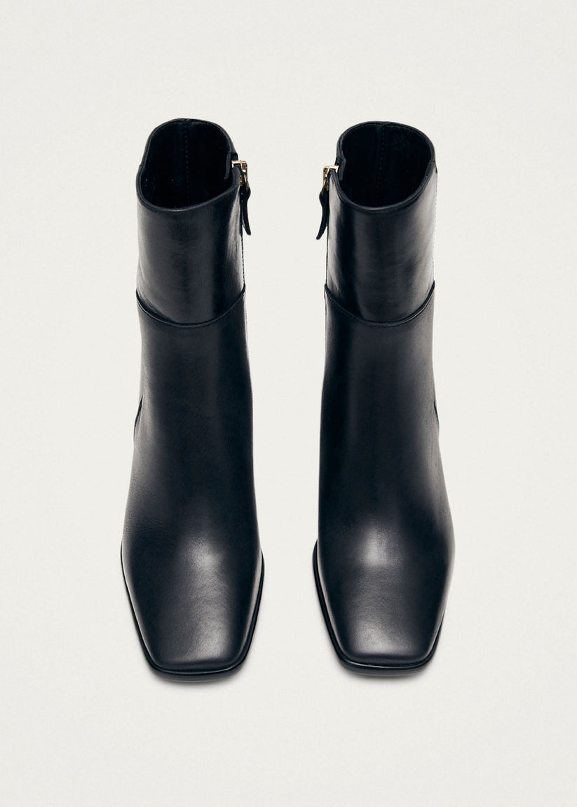 Alohas West Botas de Piel Negras Últimos 3 días