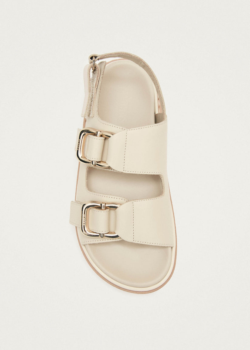 Alohas Harper Sandalias de Piel Blanco Crema Promoción por tiempo limitado