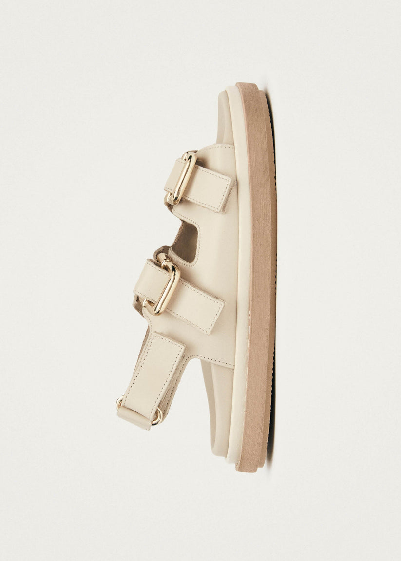 Alohas Harper Sandalias de Piel Blanco Crema Promoción por tiempo limitado