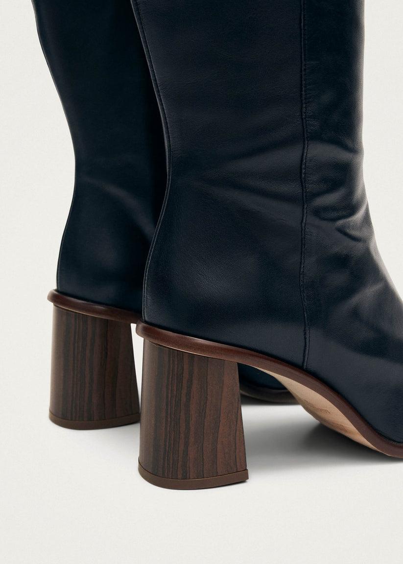 Alohas East Botas Negras de Piel Oferta especial de fábrica