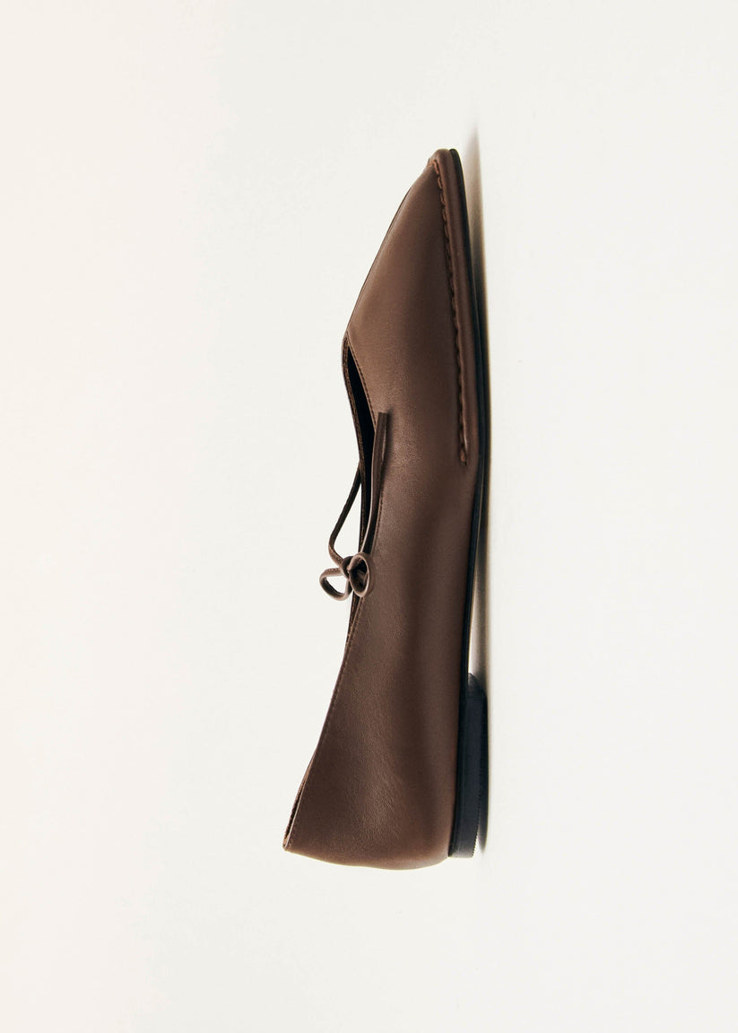 Alohas Sway Bailarinas Marrones de Piel Grandes descuentos