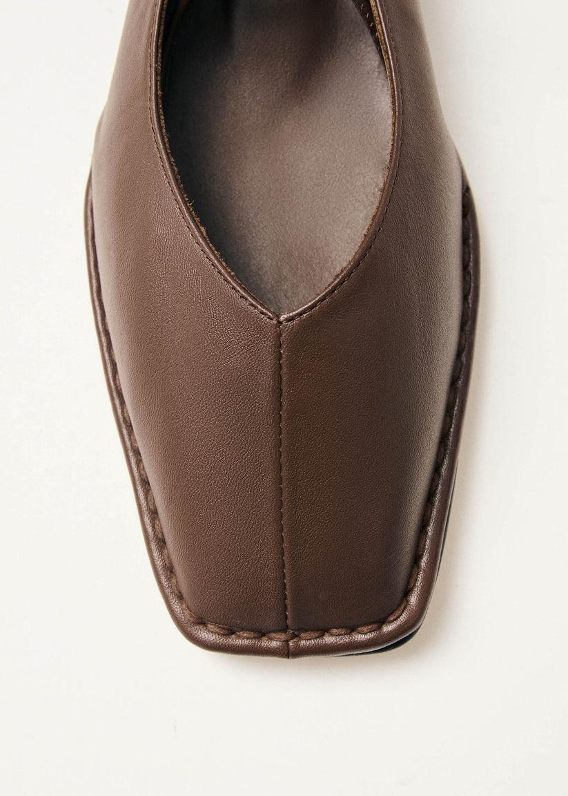 Alohas Sway Bailarinas Marrones de Piel Grandes descuentos