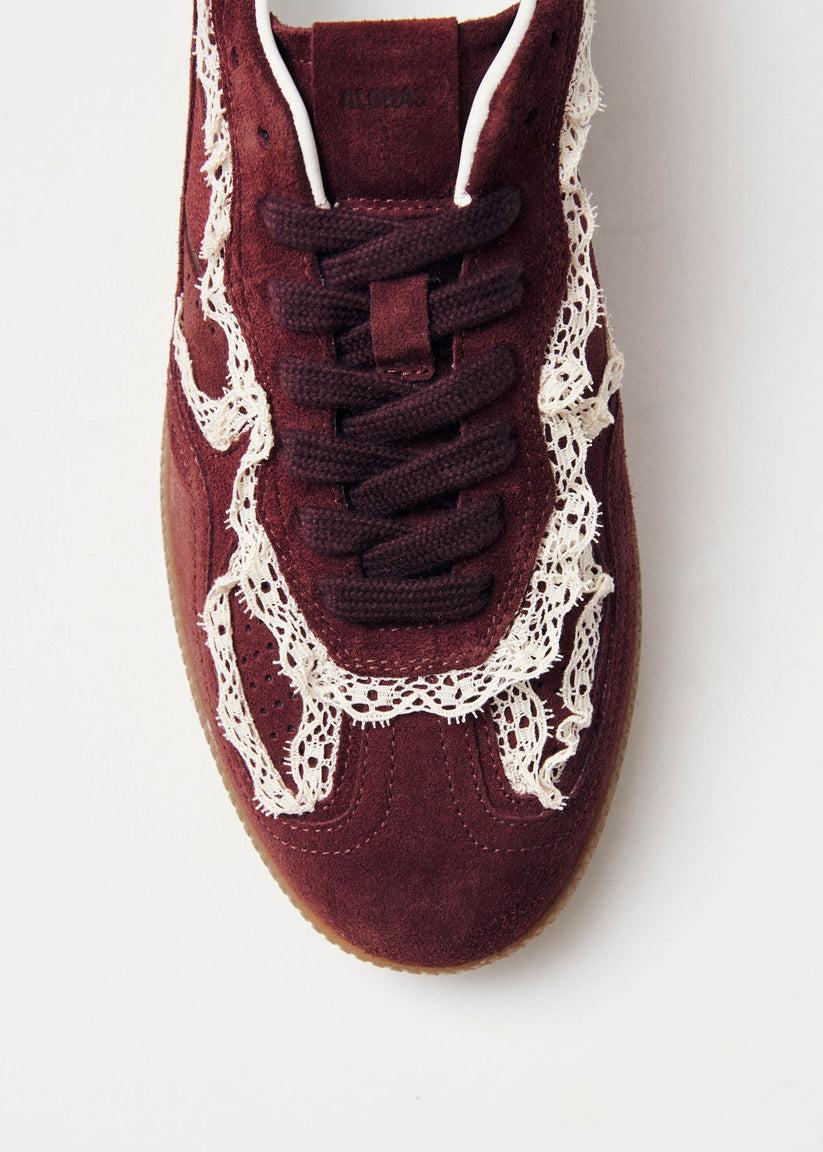Alohas Tb.490 Crochet Zapatillas de Cuero Burdeos Envío internacional gratuito