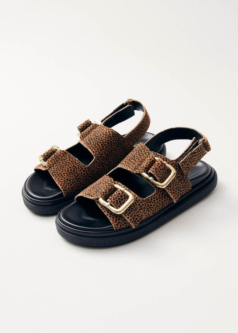 Alohas Harper Soft Tan Leather Sandals Oferta exclusiva