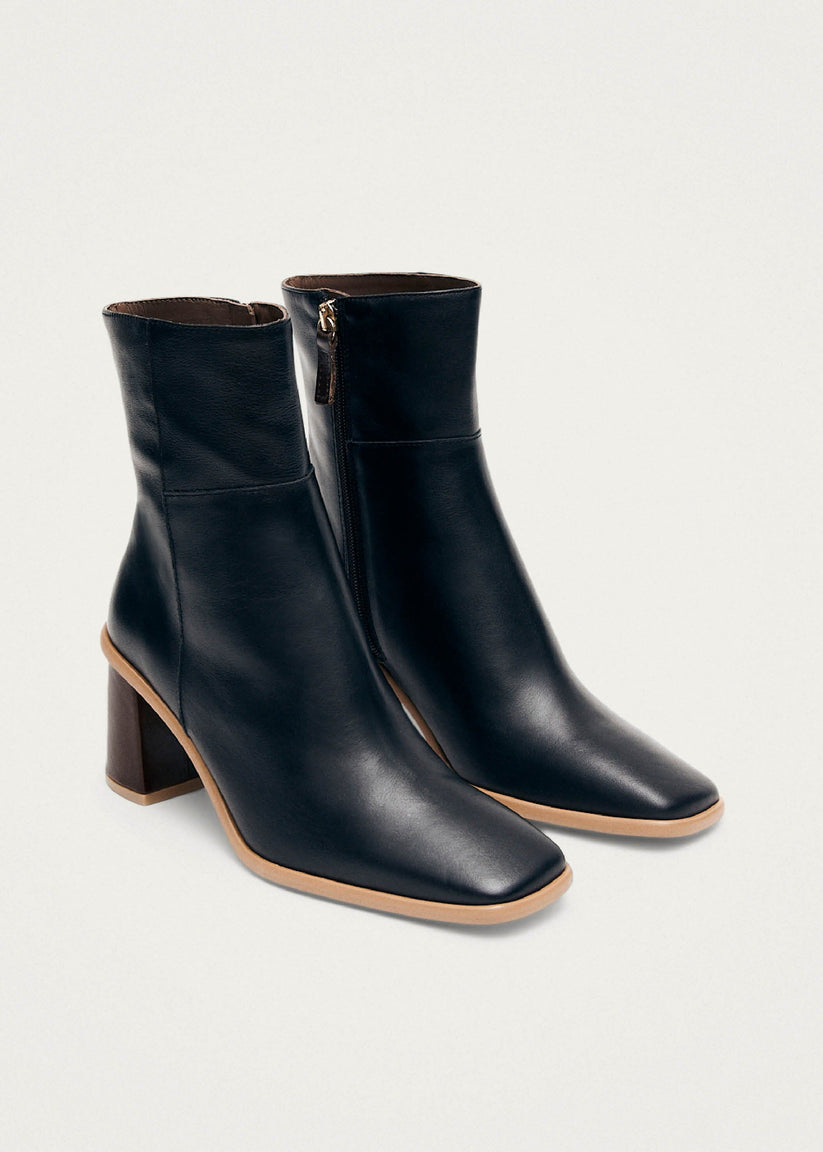 Alohas West Vintage Botas Negras de Piel Ofertas especiales