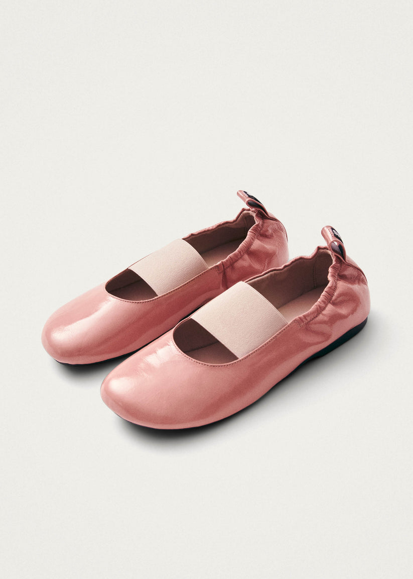 Alohas Sutton Onix Bailarinas de Cuero Rosa Promoción por tiempo limitado