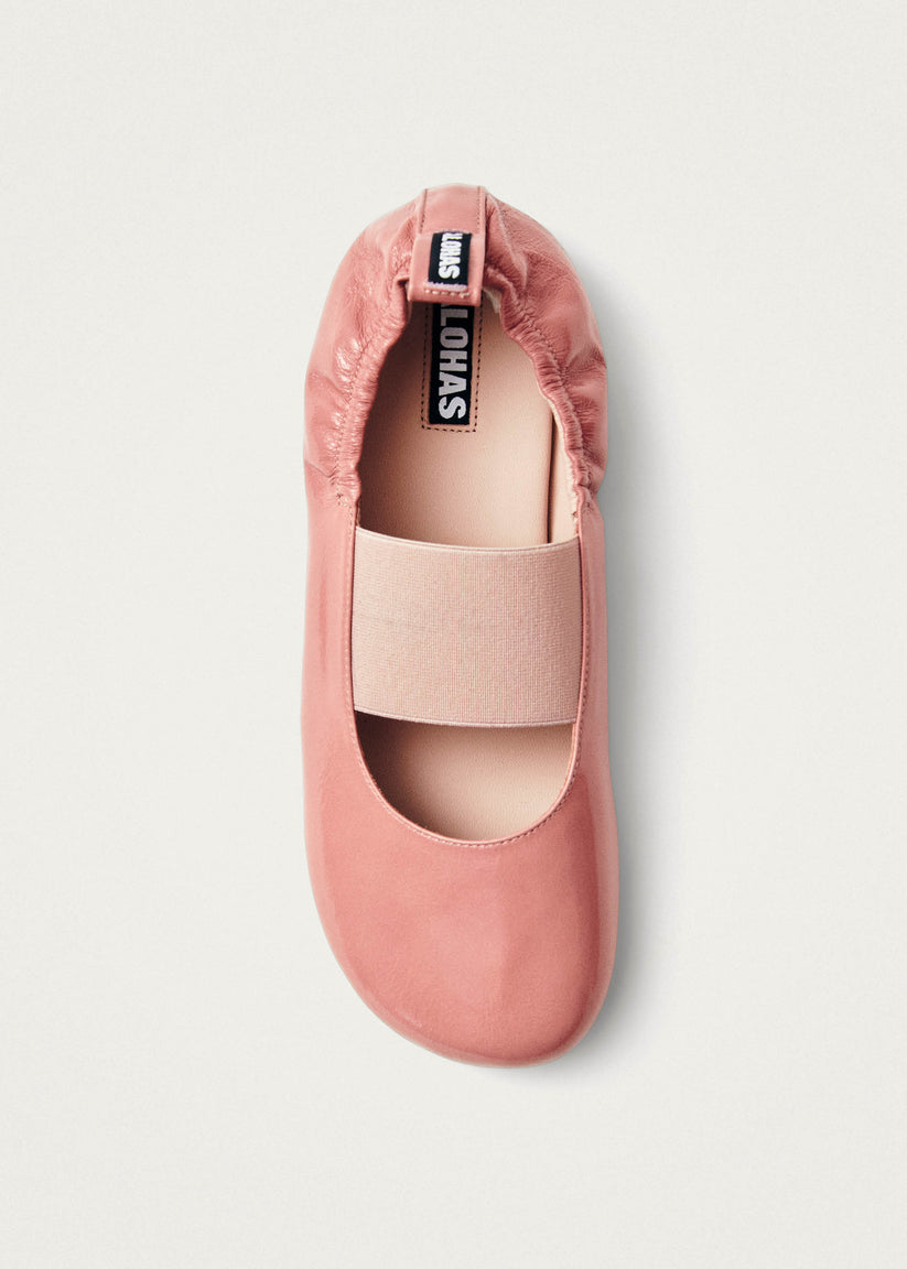Alohas Sutton Onix Bailarinas de Cuero Rosa Grandes ahorros