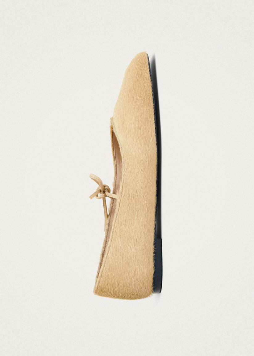Alohas Sway Soft Bailarinas de Cuero Beige Tienda