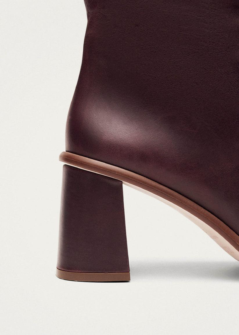 Alohas West Cape Botas Rojas de Piel Promoción por tiempo limitado