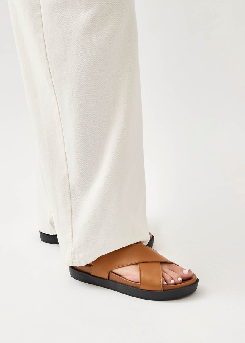 Alohas Nico Sandalias de Cuero Marrón Oferta exclusiva