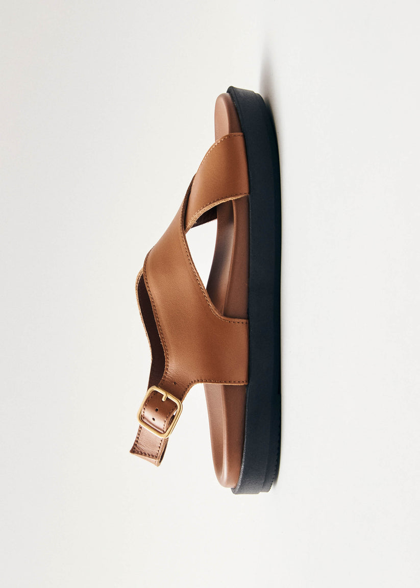 Alohas Nico Sandalias de Cuero Marrón Oferta exclusiva