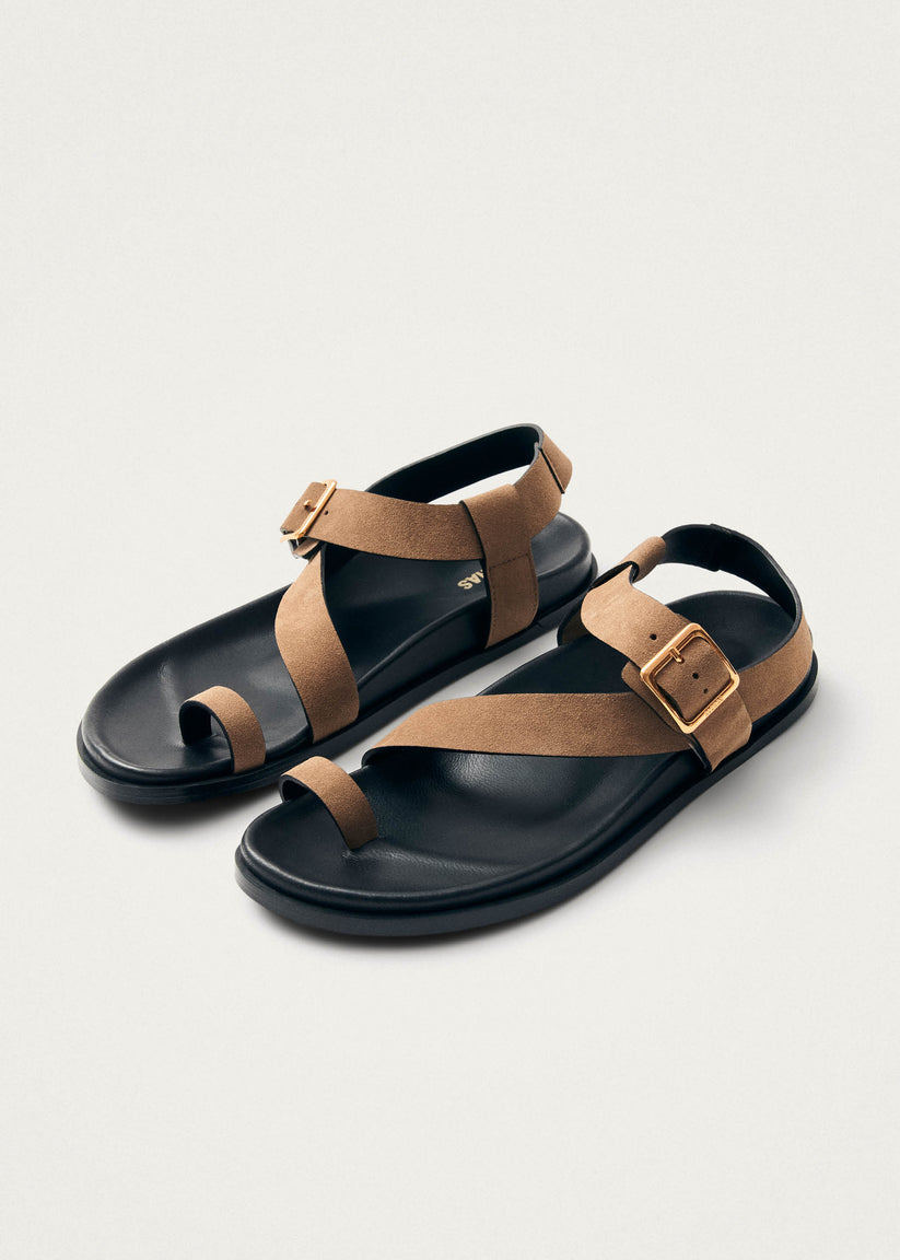 Alohas Siren Sandalias de Cuero Ante Color Tan Outlet