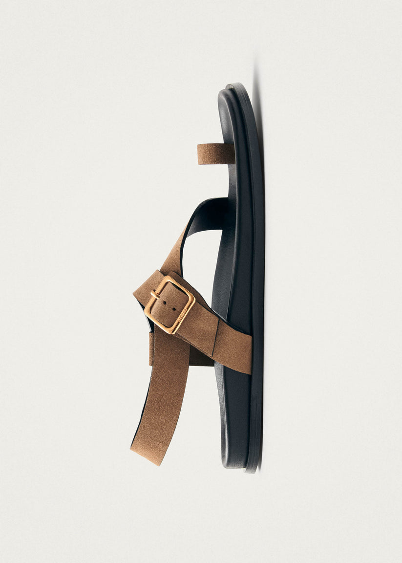 Alohas Siren Sandalias de Cuero Ante Color Tan Outlet