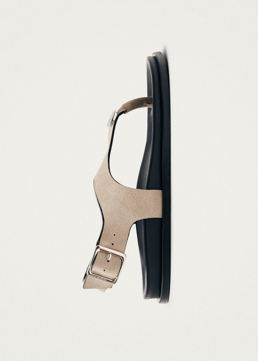 Alohas Harbor Sandalias de Ante Color Crema Gran oferta