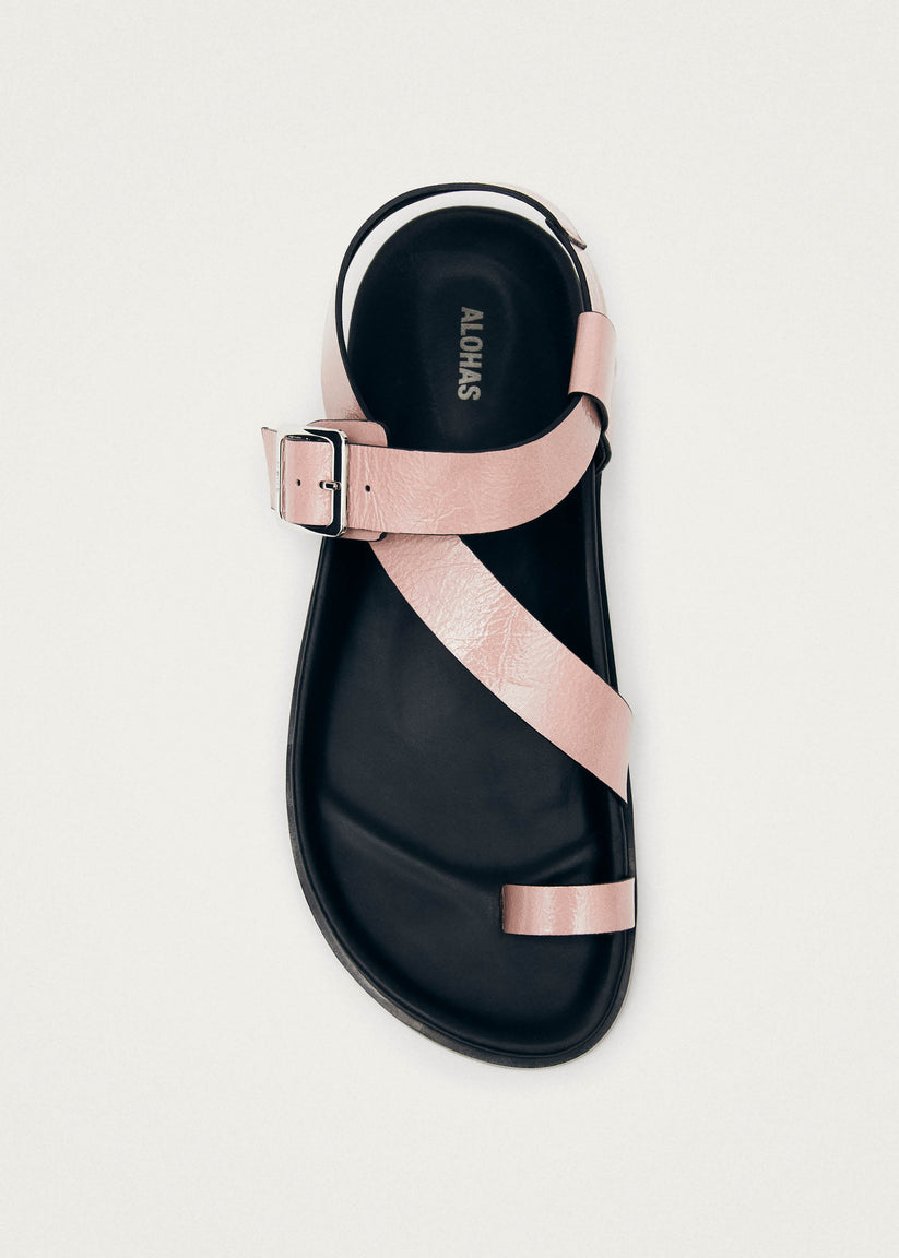Alohas Siren Onix Sandalias de Cuero Color Rosa Rebajas top