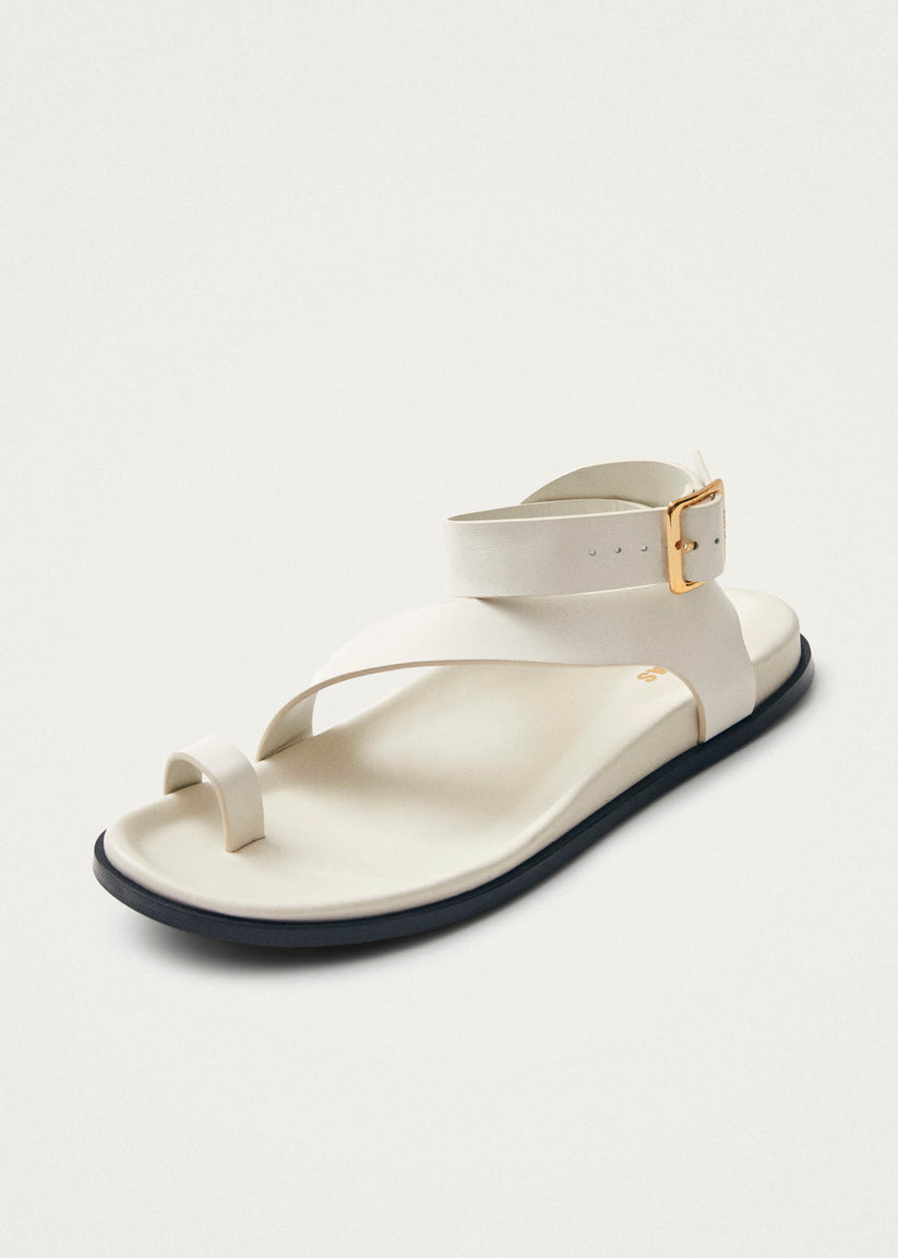 Alohas Myles Sandalias de Cuero Blancas COMPRAR AHORA