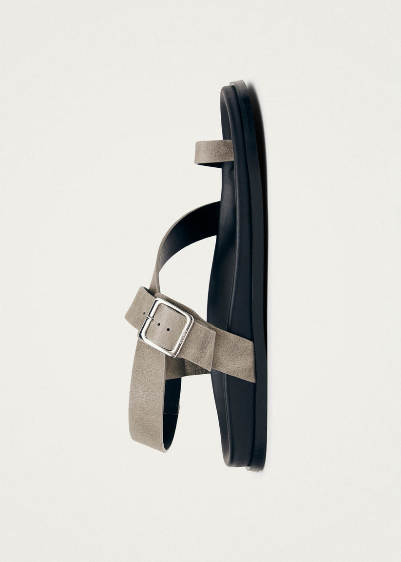 Alohas Siren Vintage Sandalias de Cuero Gris Descuento por venta flash