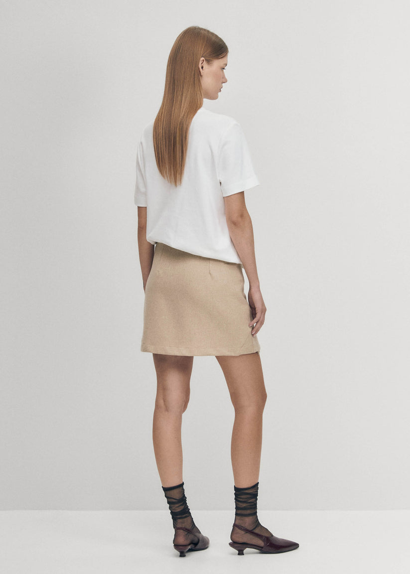 Alohas Adela Falda Beige En oferta