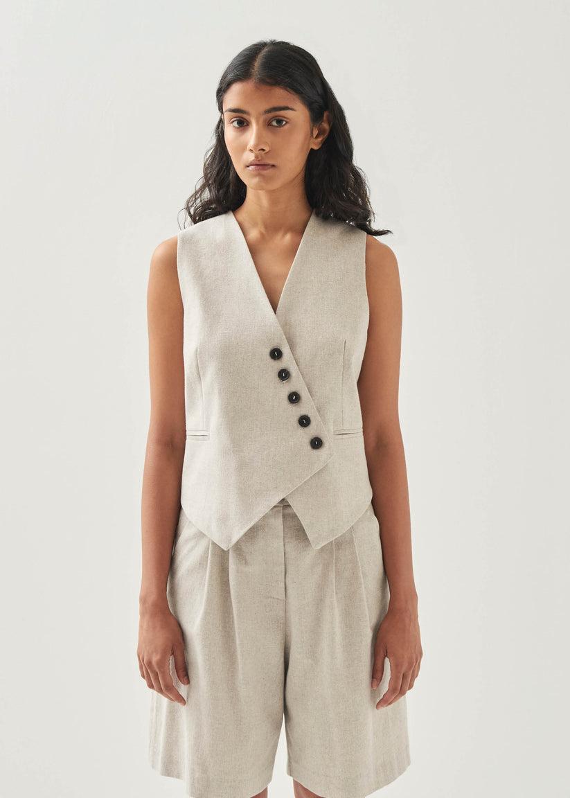 Alohas Totti Cream Vest Tienda