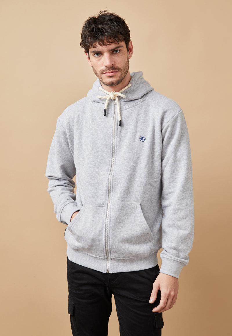 Altonadock Sudadera Cremallera Gris Ofertas especiales