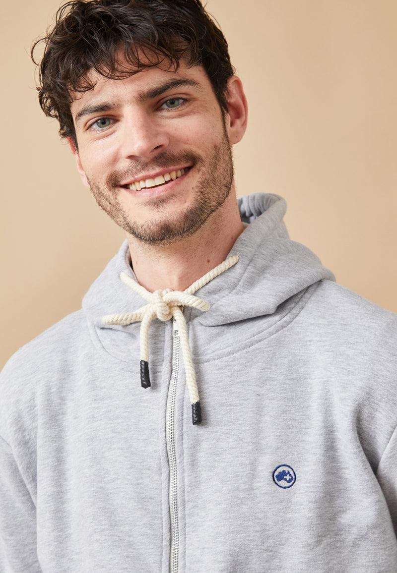 Altonadock Sudadera Cremallera Gris Ofertas especiales