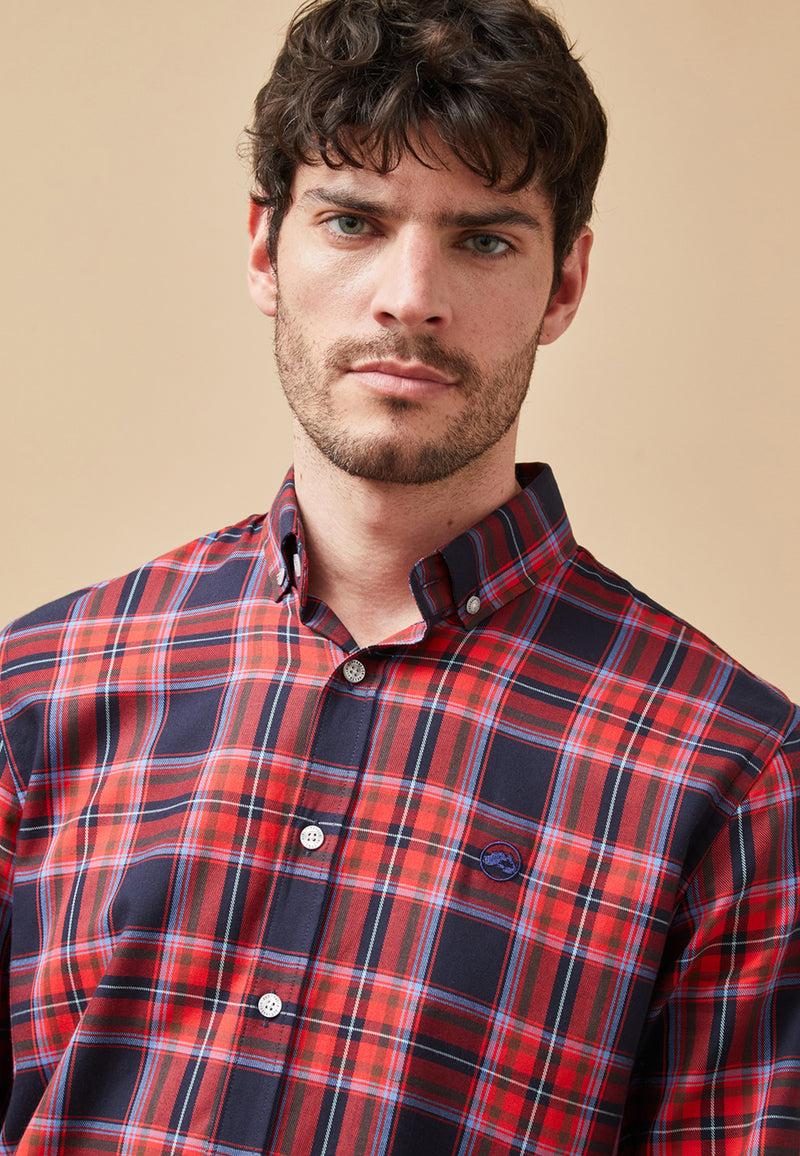 Altonadock Camisa Cuadros Granate Descuentos del mes