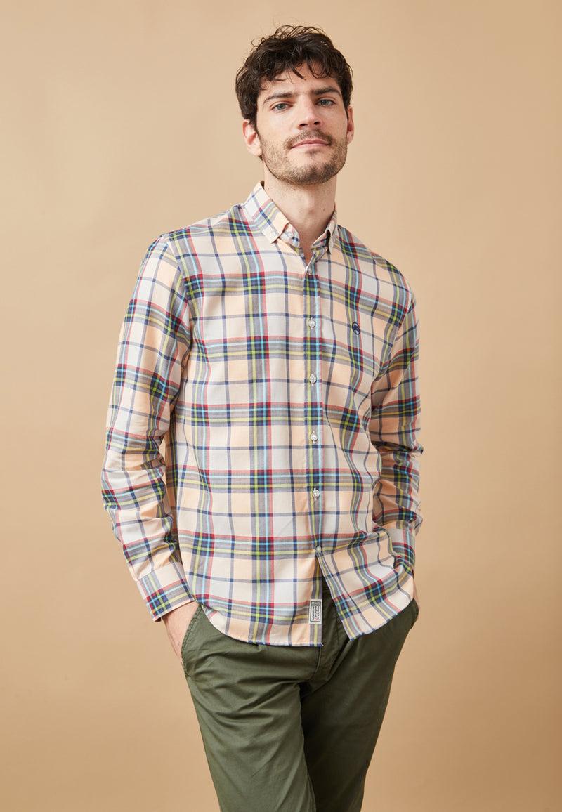 Altonadock Camisa Cuadros Beige Última moda