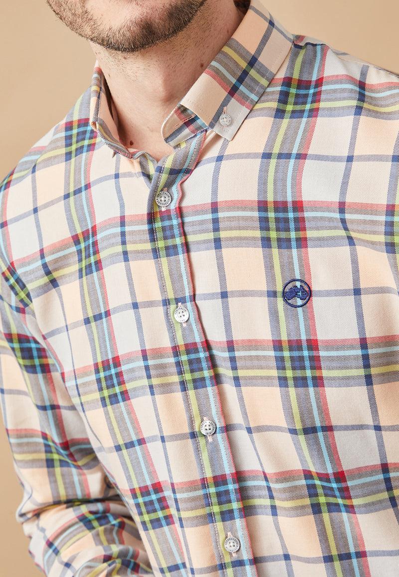 Altonadock Camisa Cuadros Beige Última moda