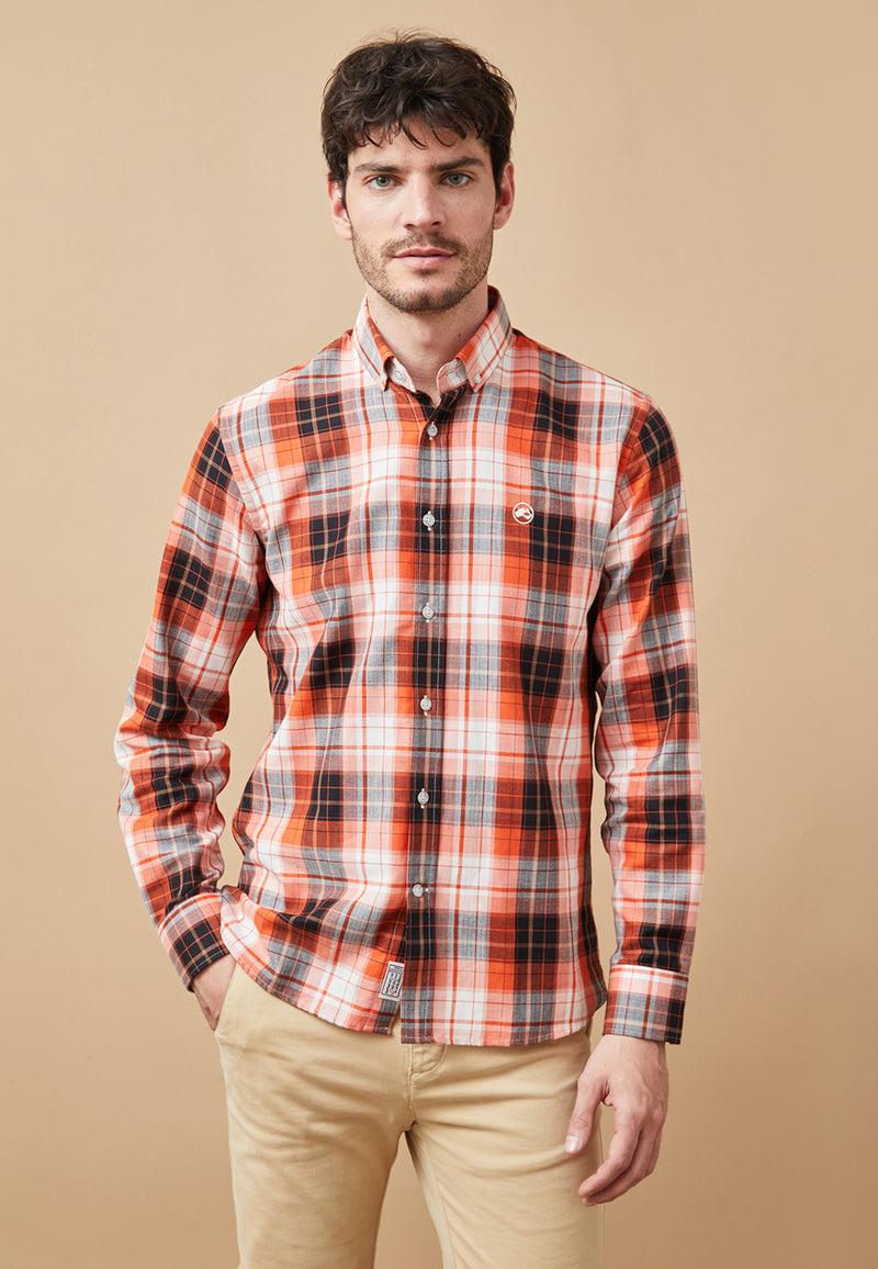 Altonadock Camisa Cuadros Naranja Precio de fábrica