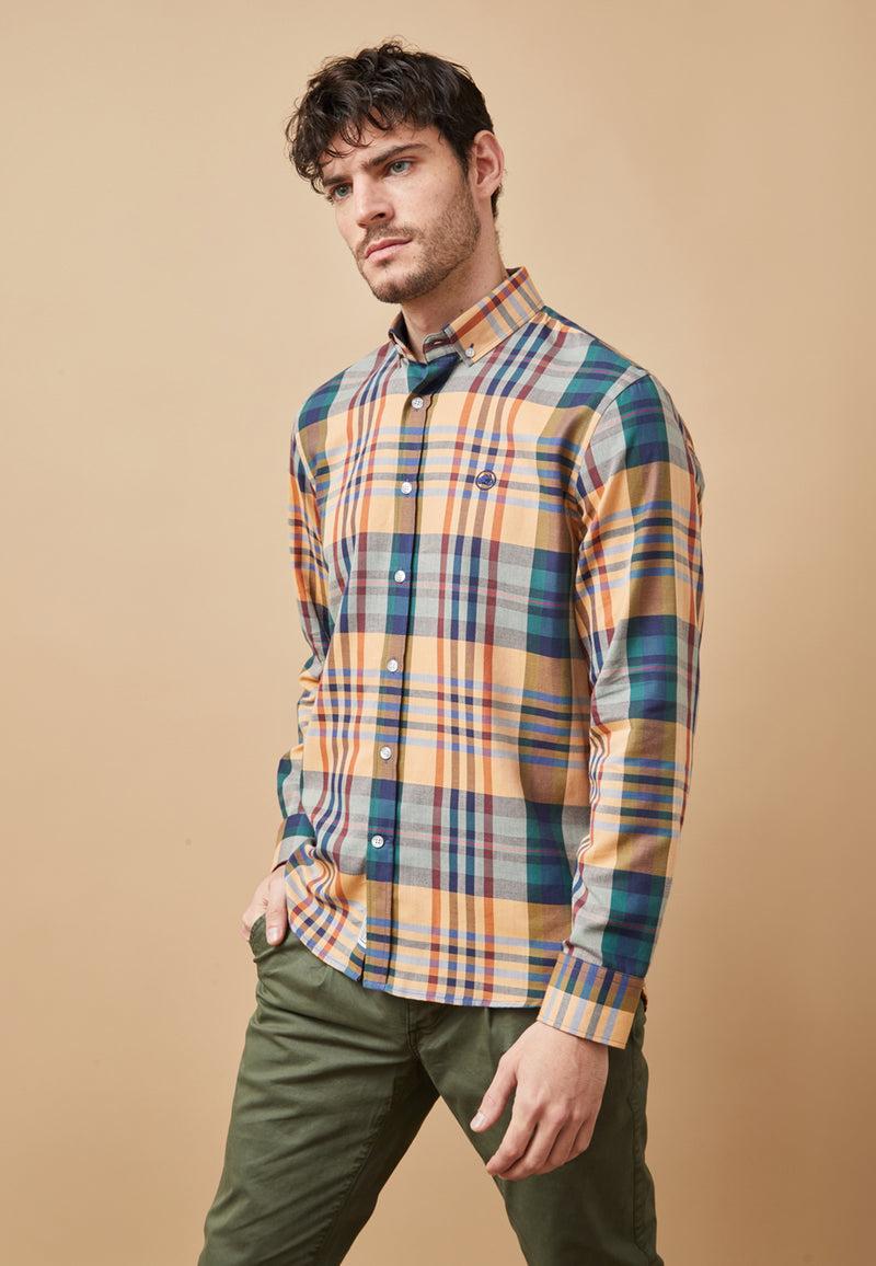 Altonadock Camisa Cuadros Mostaza Solo hoy